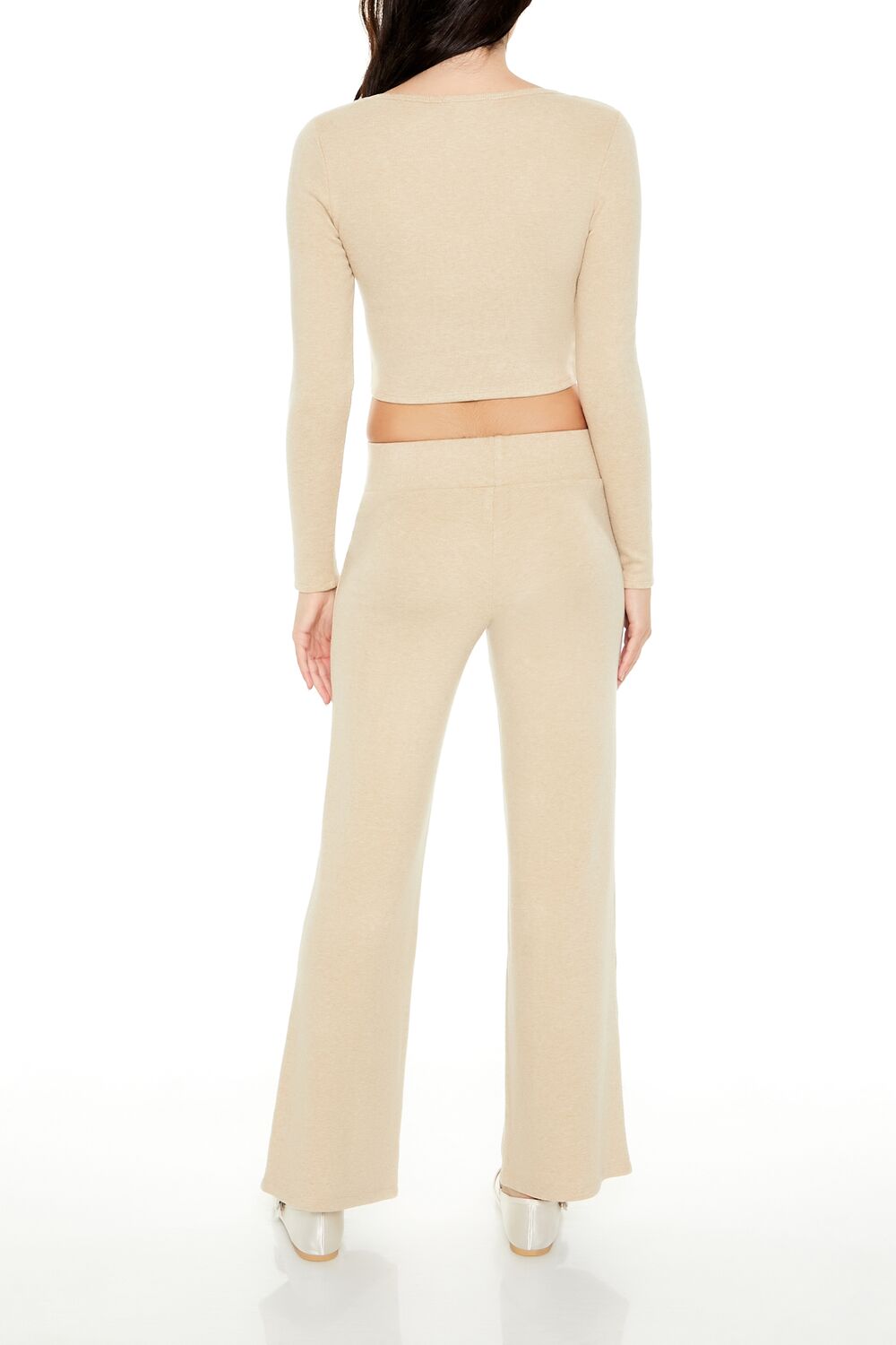 Pantalón de pierna ancha de tiro alto