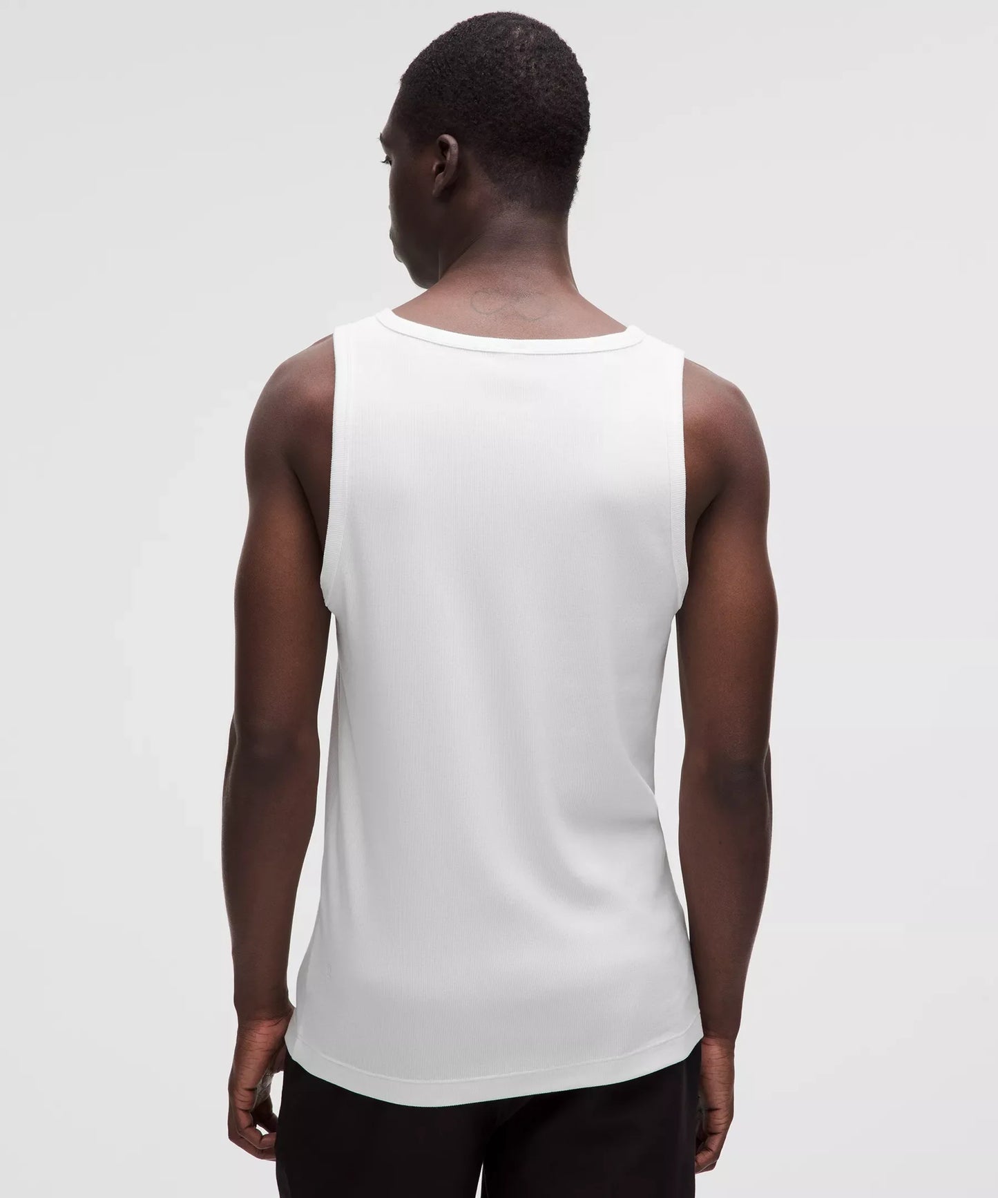 Camiseta sin mangas con tejido acanalado