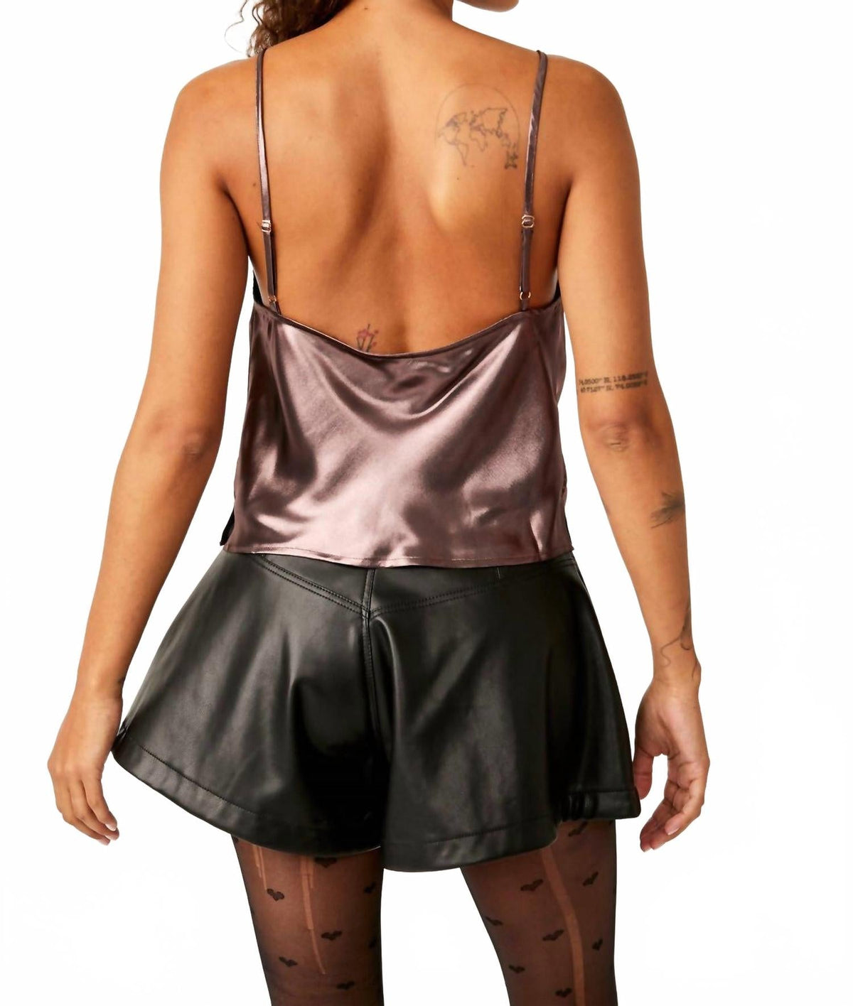 Camiseta sin mangas color oro rosa