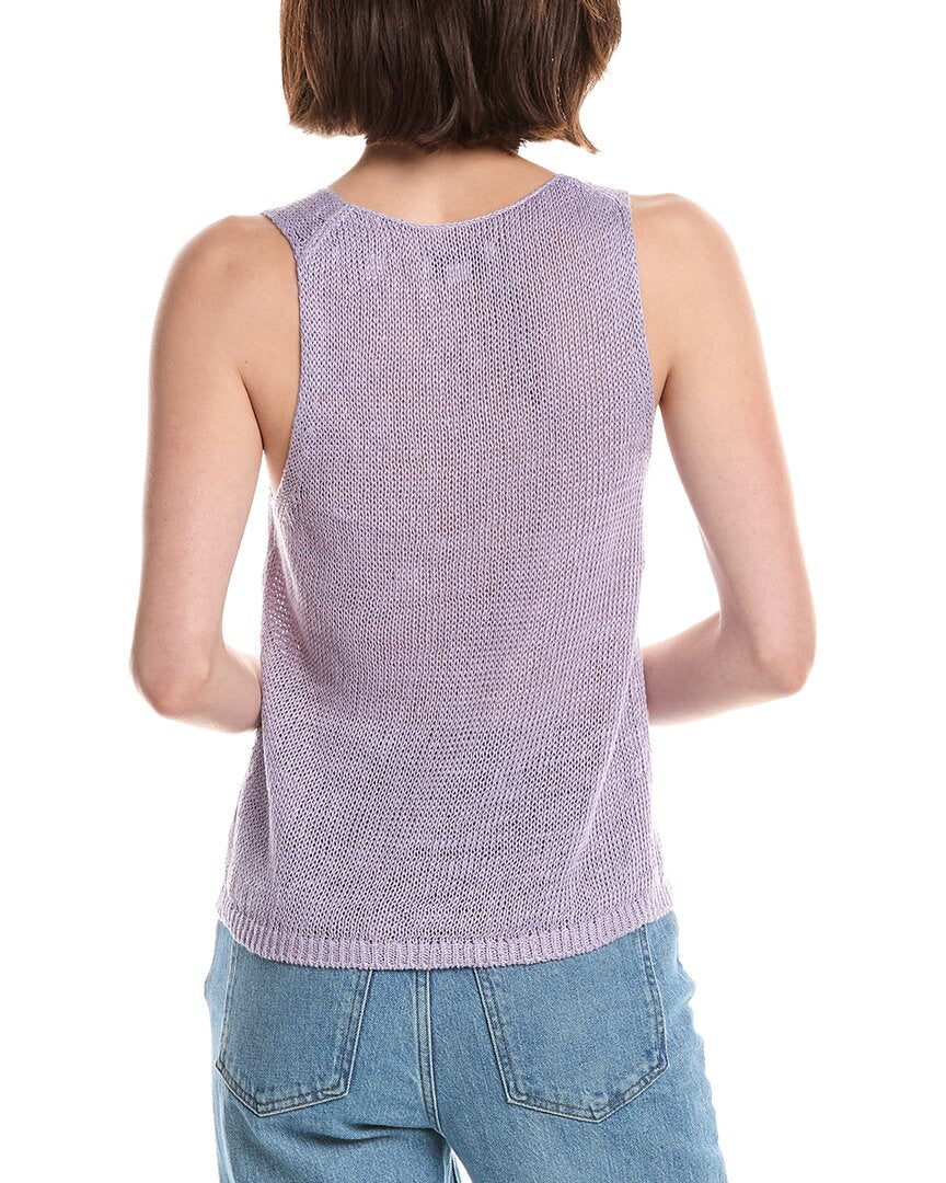 Camiseta sin mangas de lino