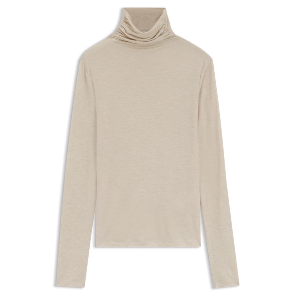 Top de mezcla de lana