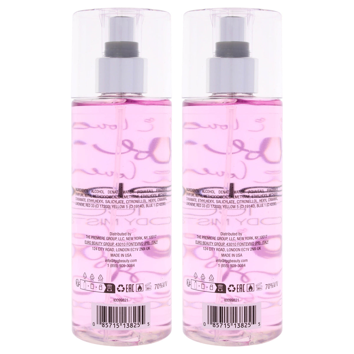 Bruma corporal de mujer (2 unidades) 8,4 oz