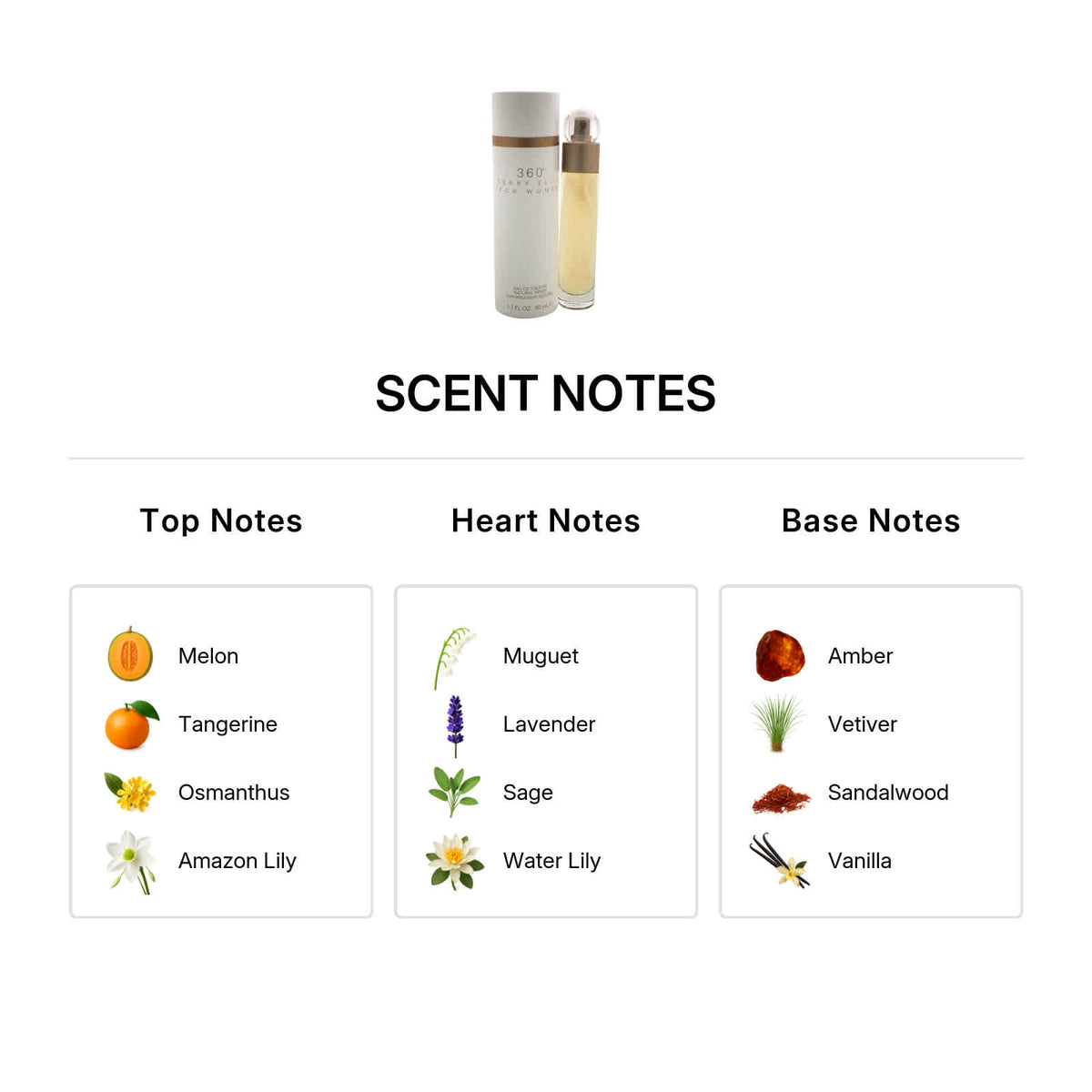 Perfume eau de toilette 1,7 oz