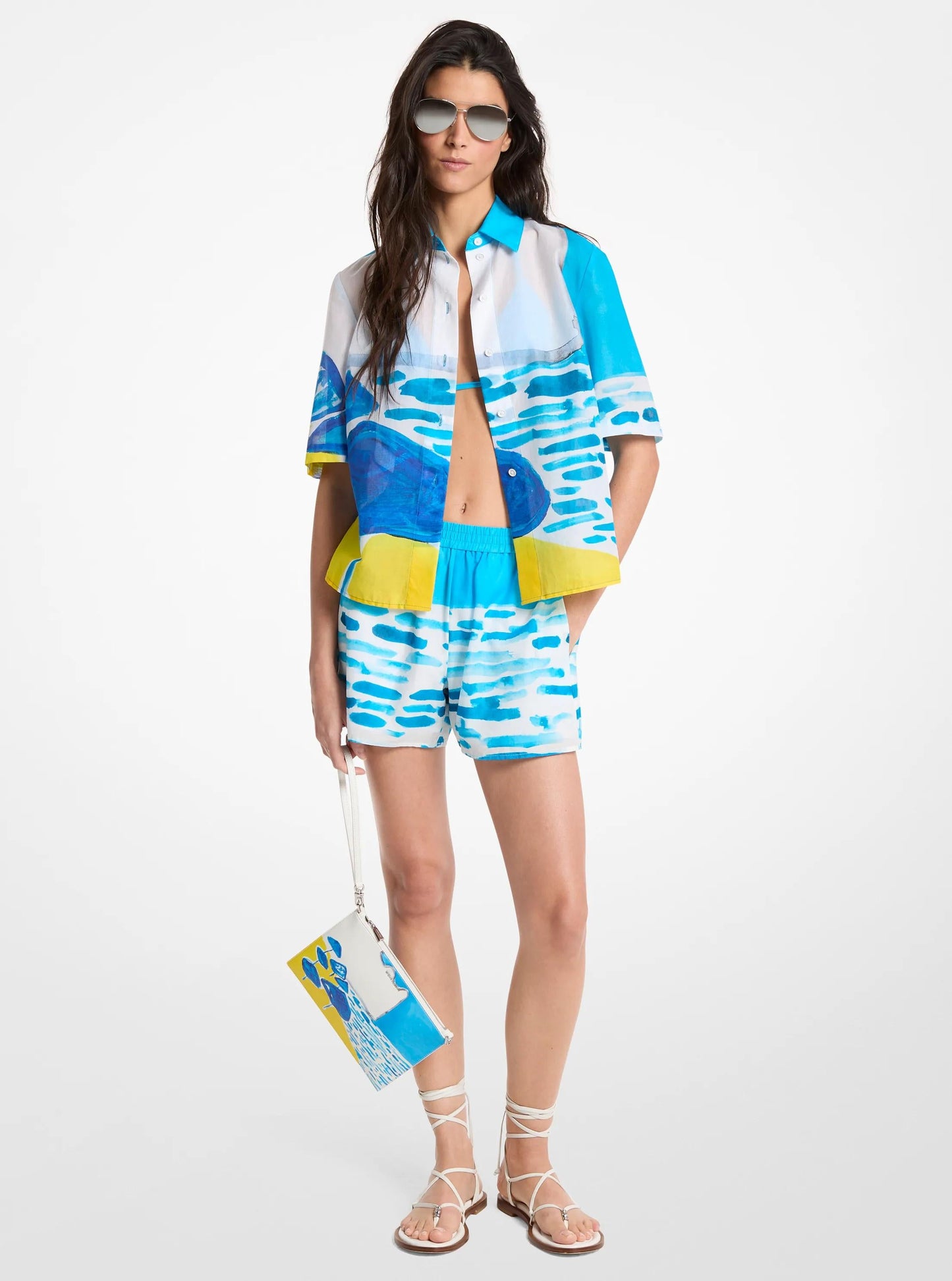 Michael Kors X Christina Zimpel de Algodón Lawn