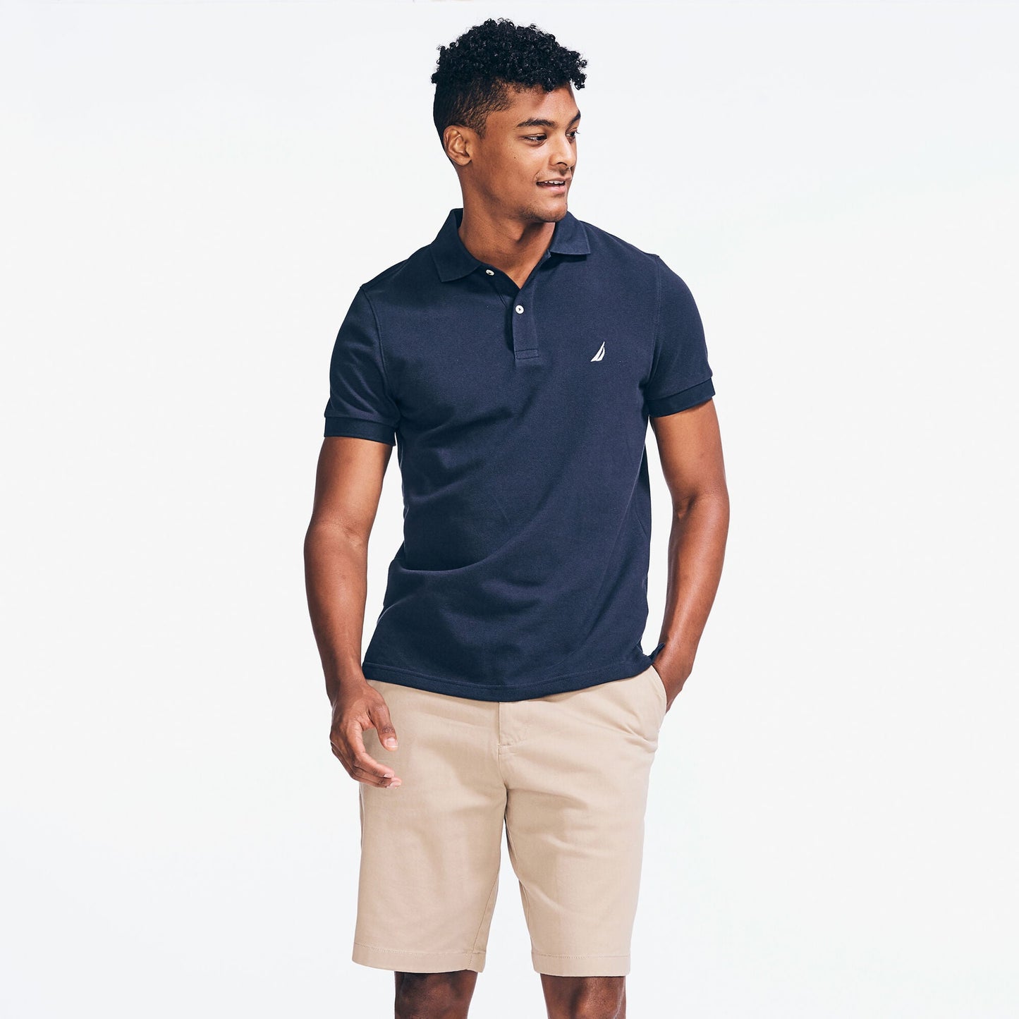Polo de hombre de corte ajustado