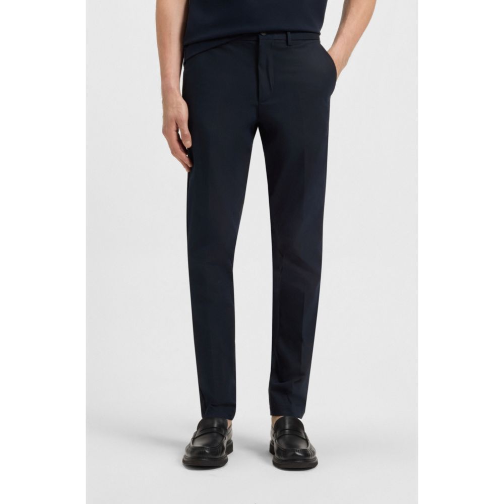 Pantalón de algodón de corte ajustado