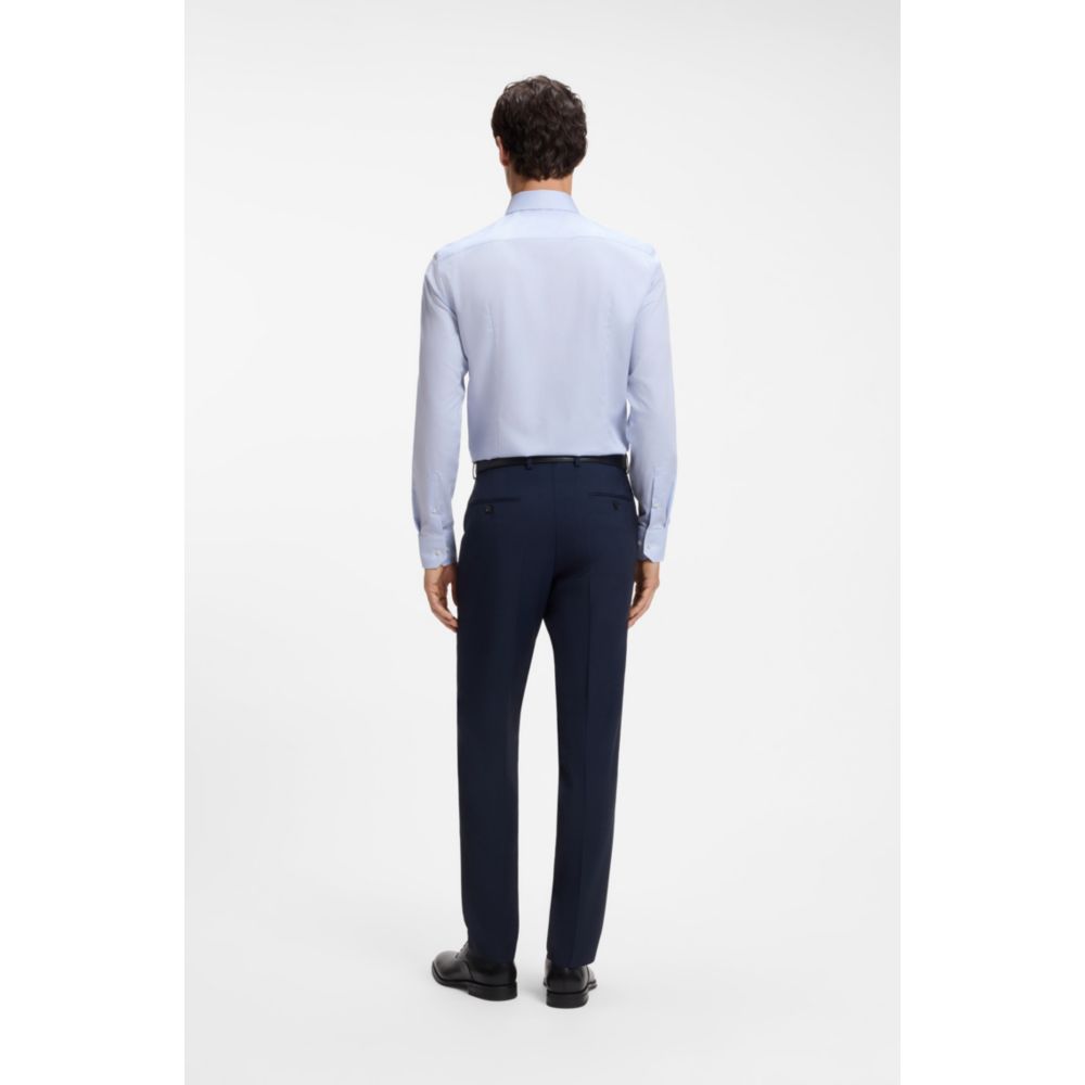 Camisa de algodón de corte ajustado