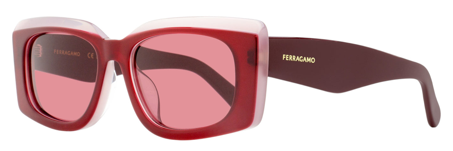 Gafas de sol de mujer 56 mm color vinotinto