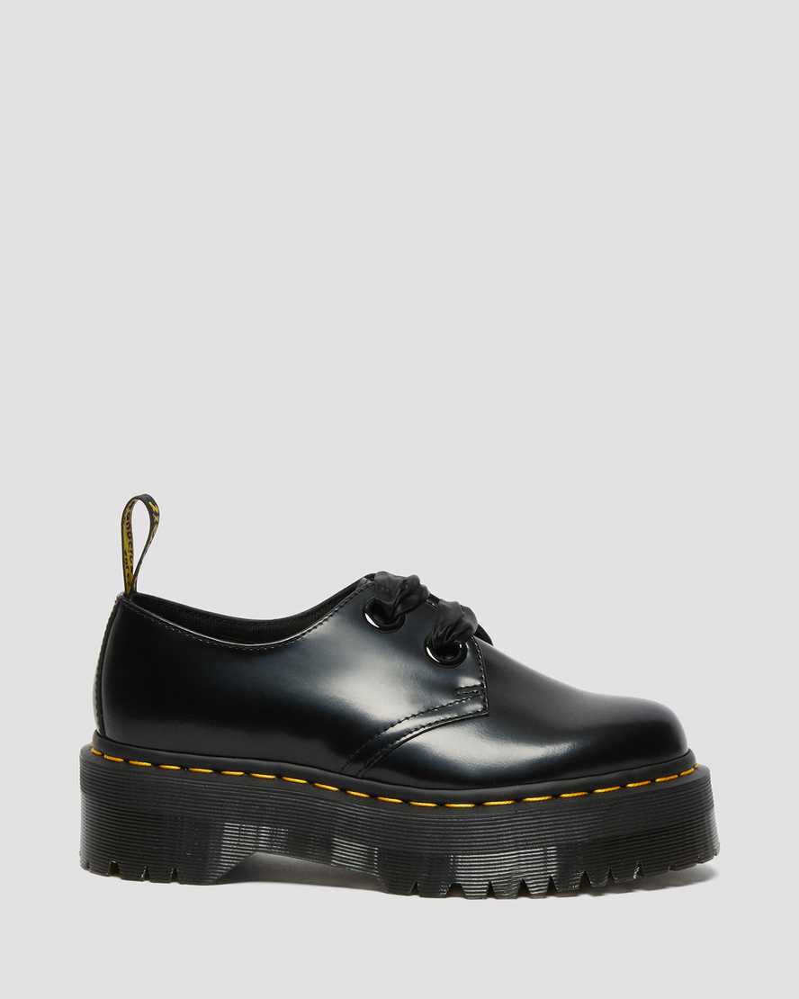Zapatos de mujer de cuero con plataforma