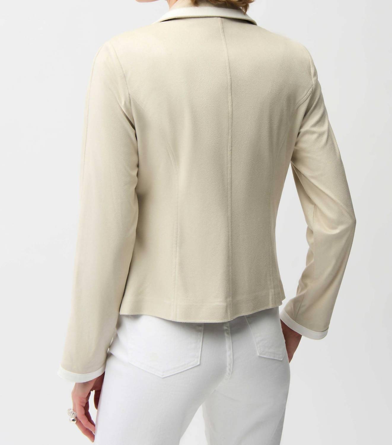 Chaqueta de gamuza sintética