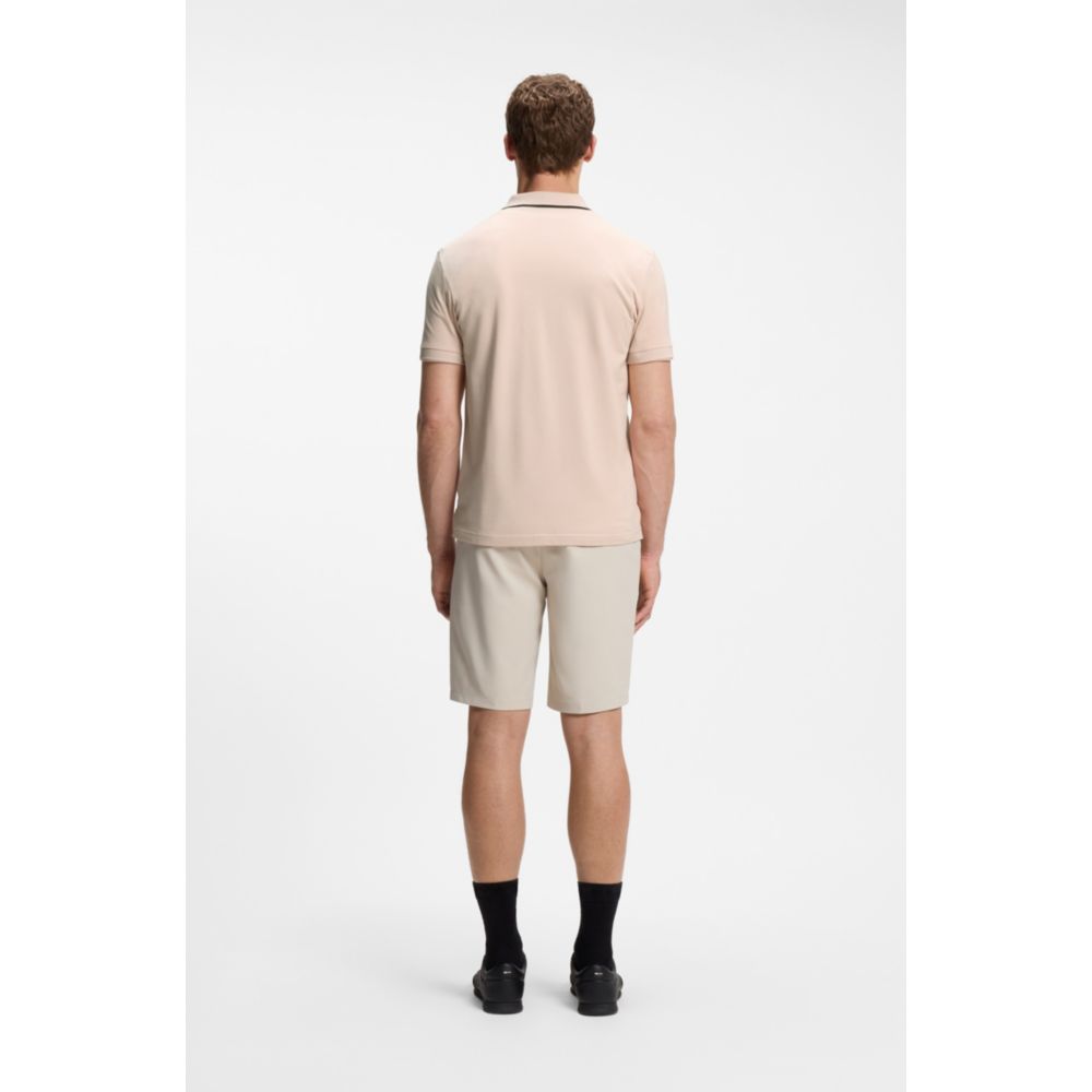 Polo de algodón de corte ajustado
