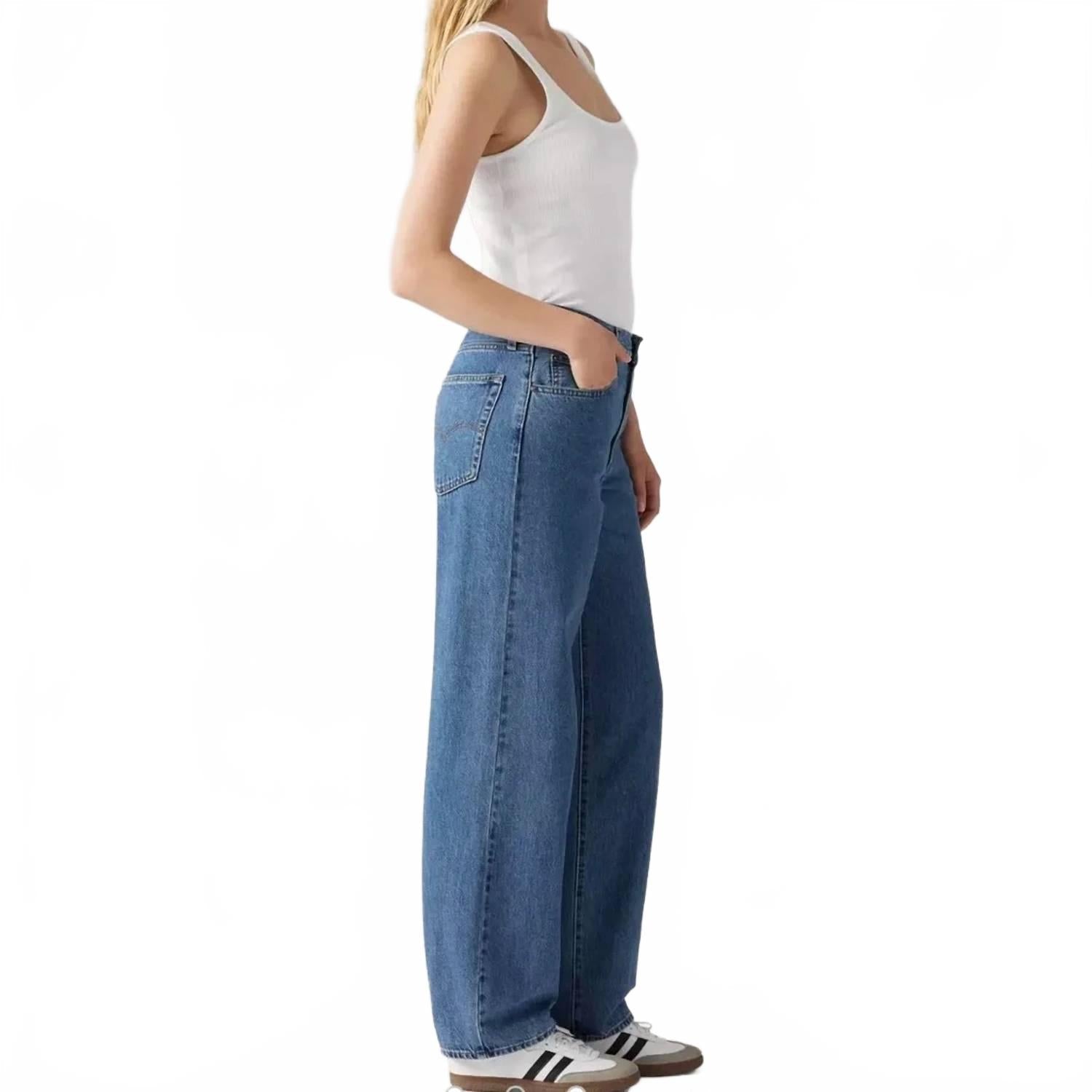 Jean color azul