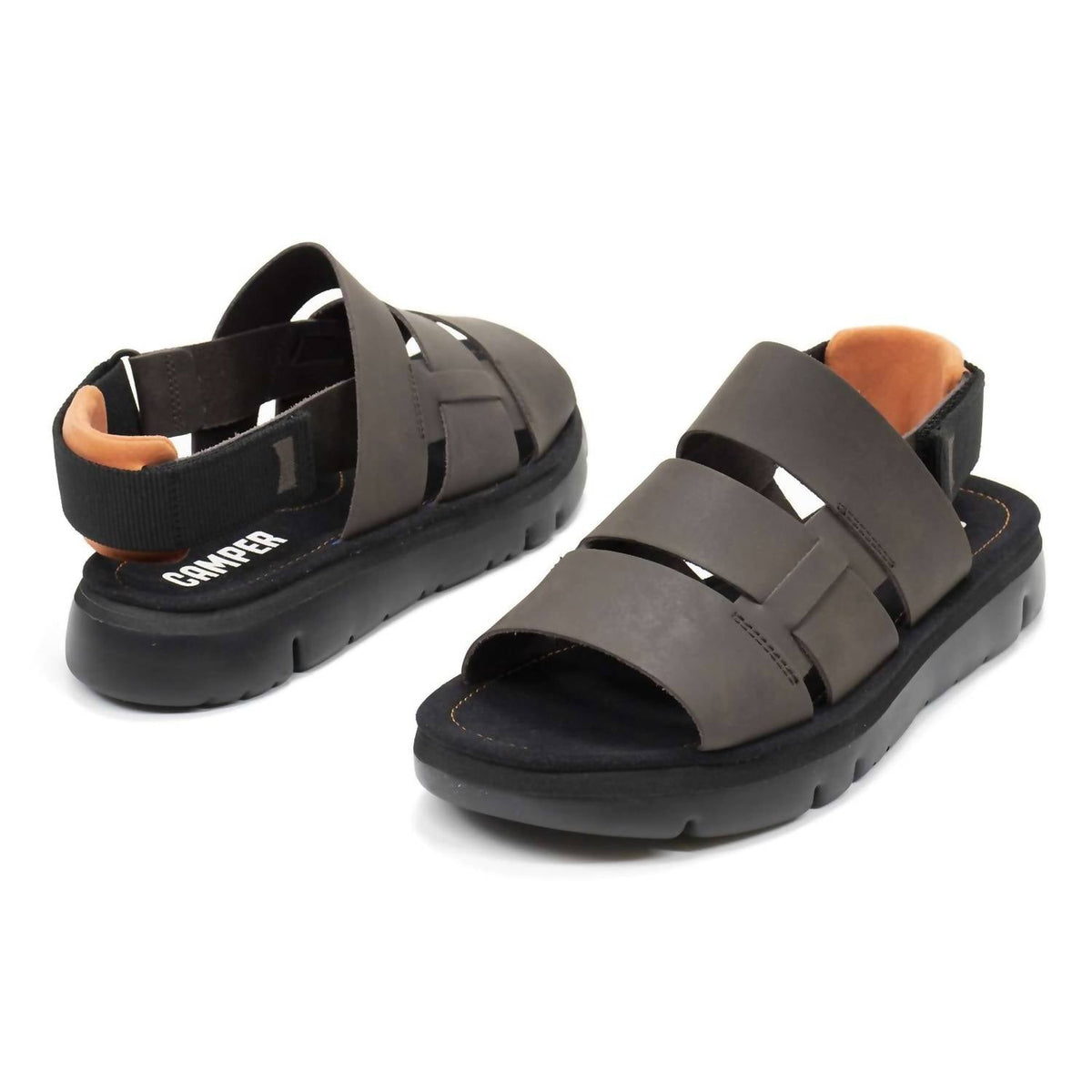 Sandalias de hombre color café