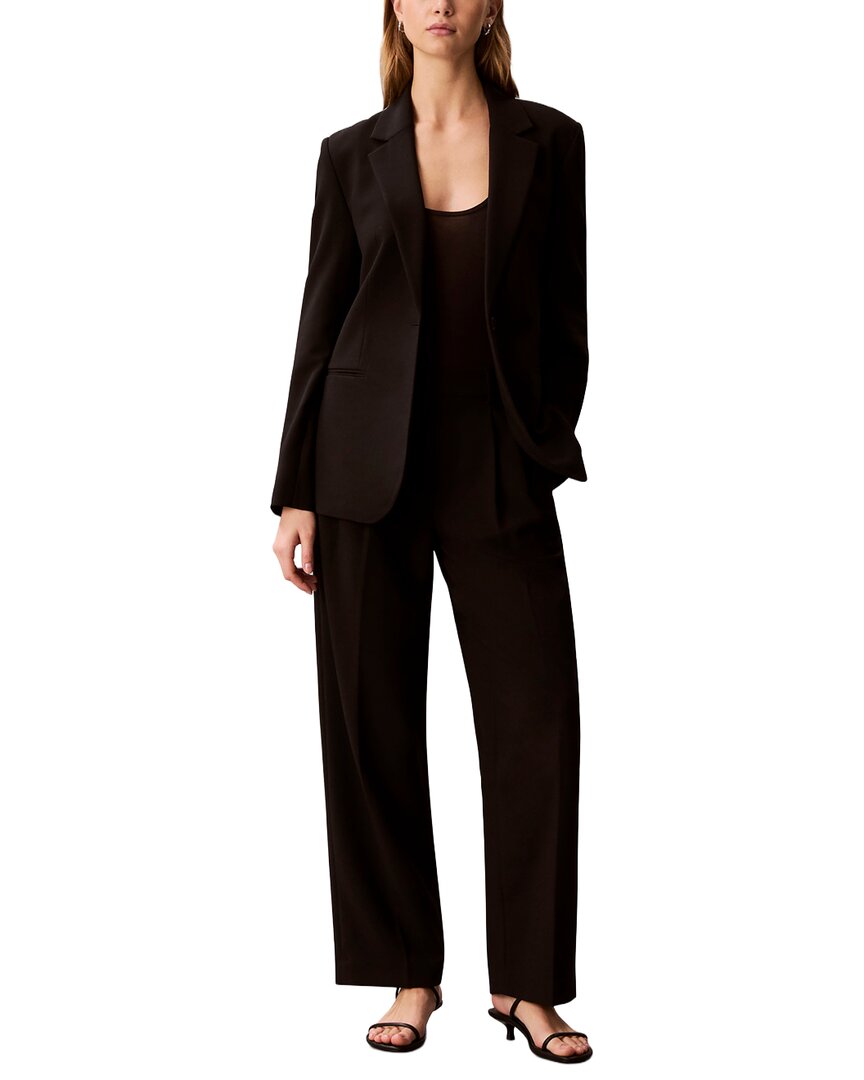 Calvin Klein Blazer Ajustado Elástico Suave