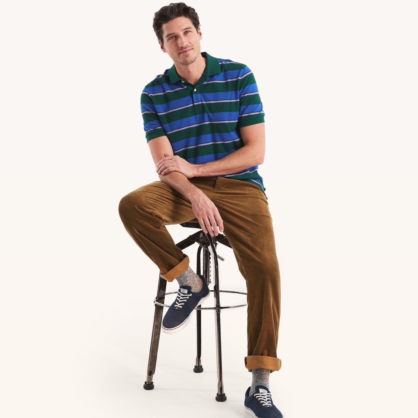 Polo de hombre a rayas