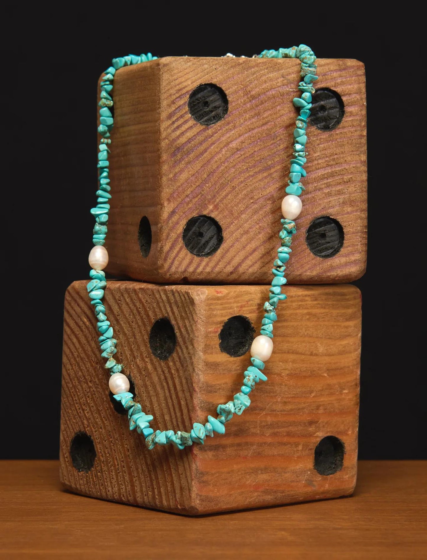 Collar color turquesa