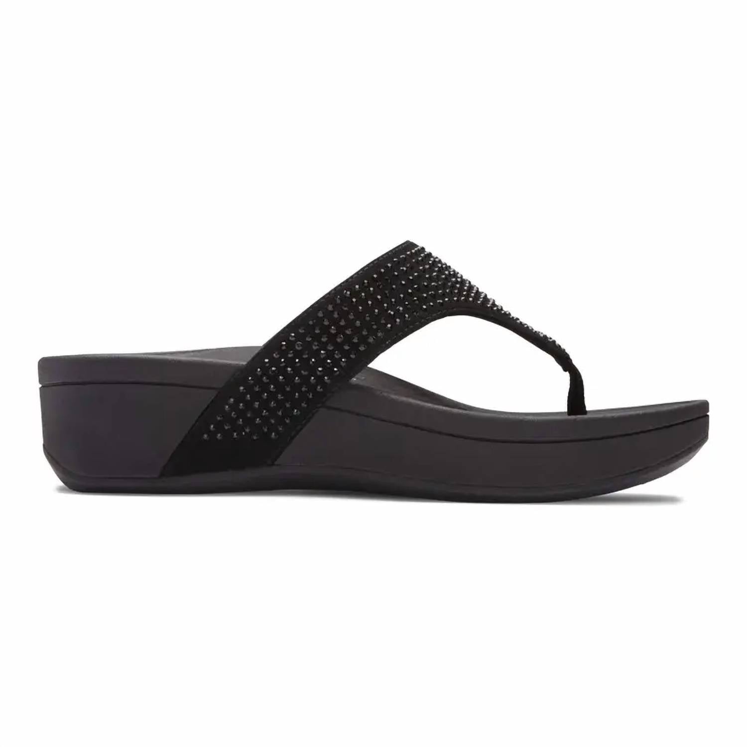 Sandalias de mujer con plataforma color negro