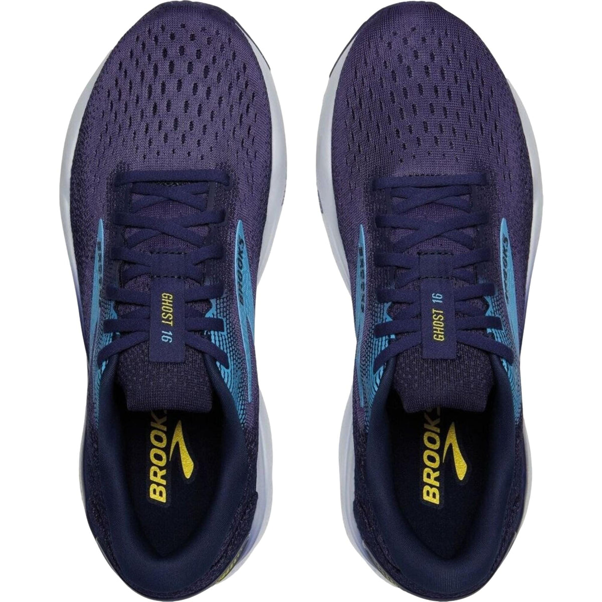 Calzado de hombre color azul y amarillo