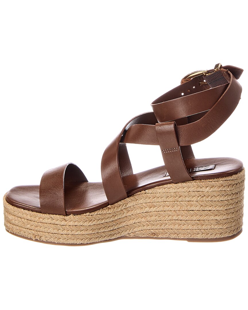 SCHUTZ Harper Sandalia Flatform de Cuero