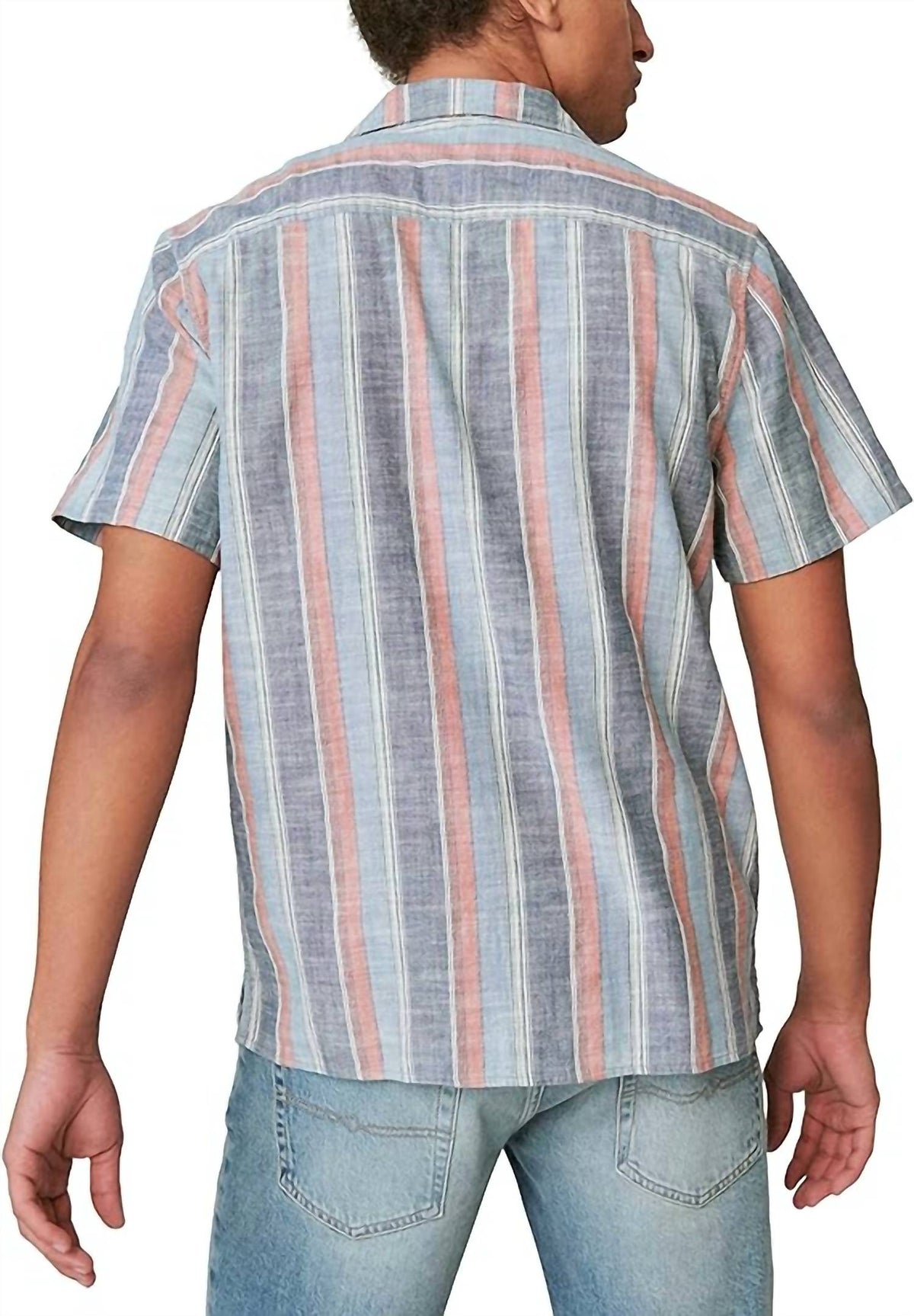 Short de manga corta a rayas