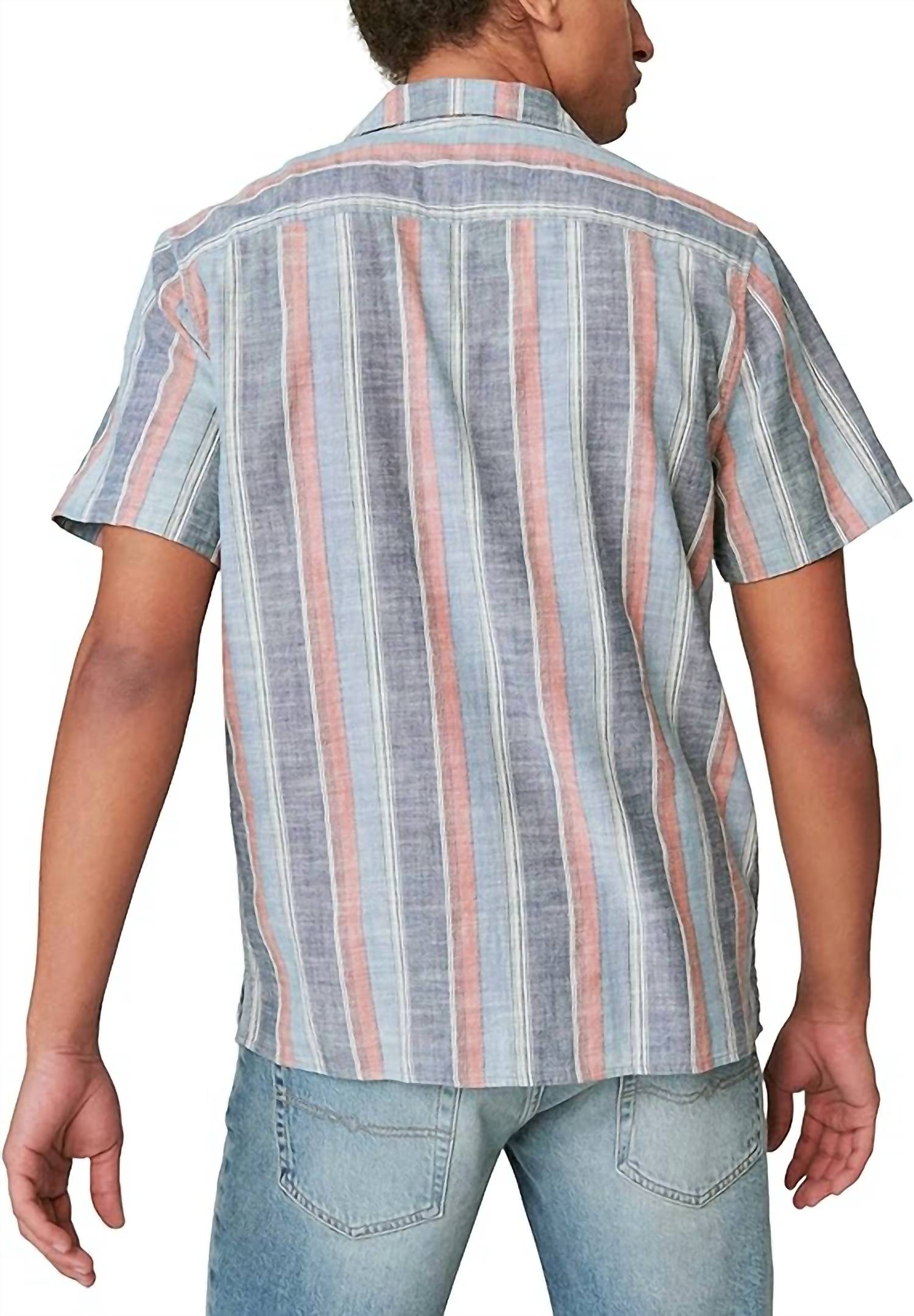 Short de manga corta a rayas