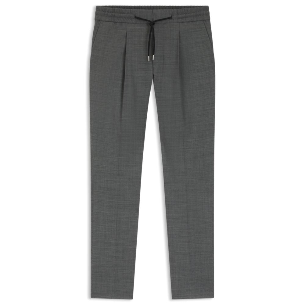 Pantalón de mezcla de lana de corte ajustado