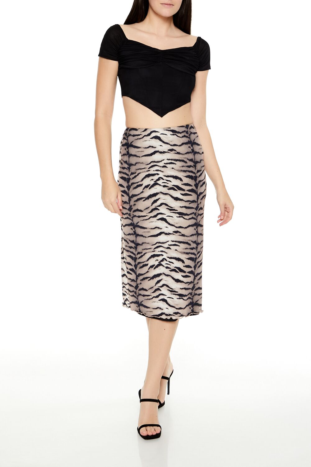 Falda midi