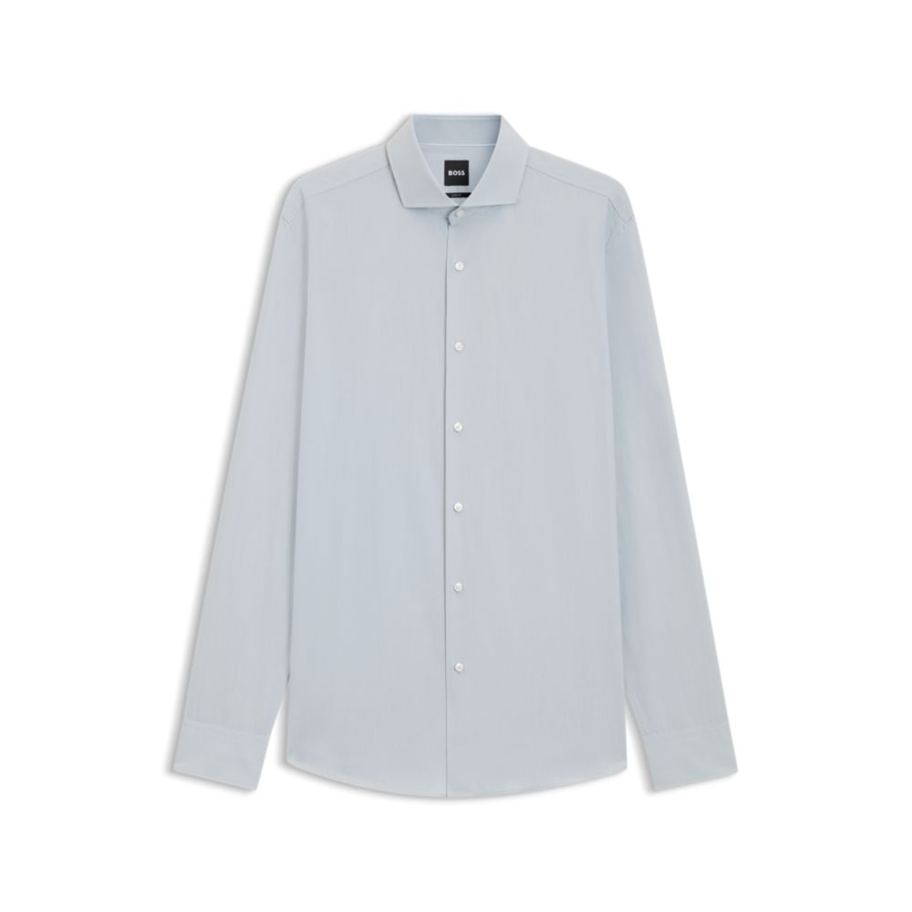 Camisa de algodón de corte ajustado