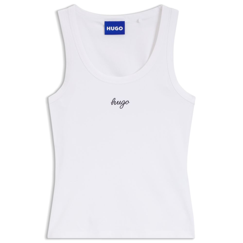 Camiseta sin mangas de corte ajustado