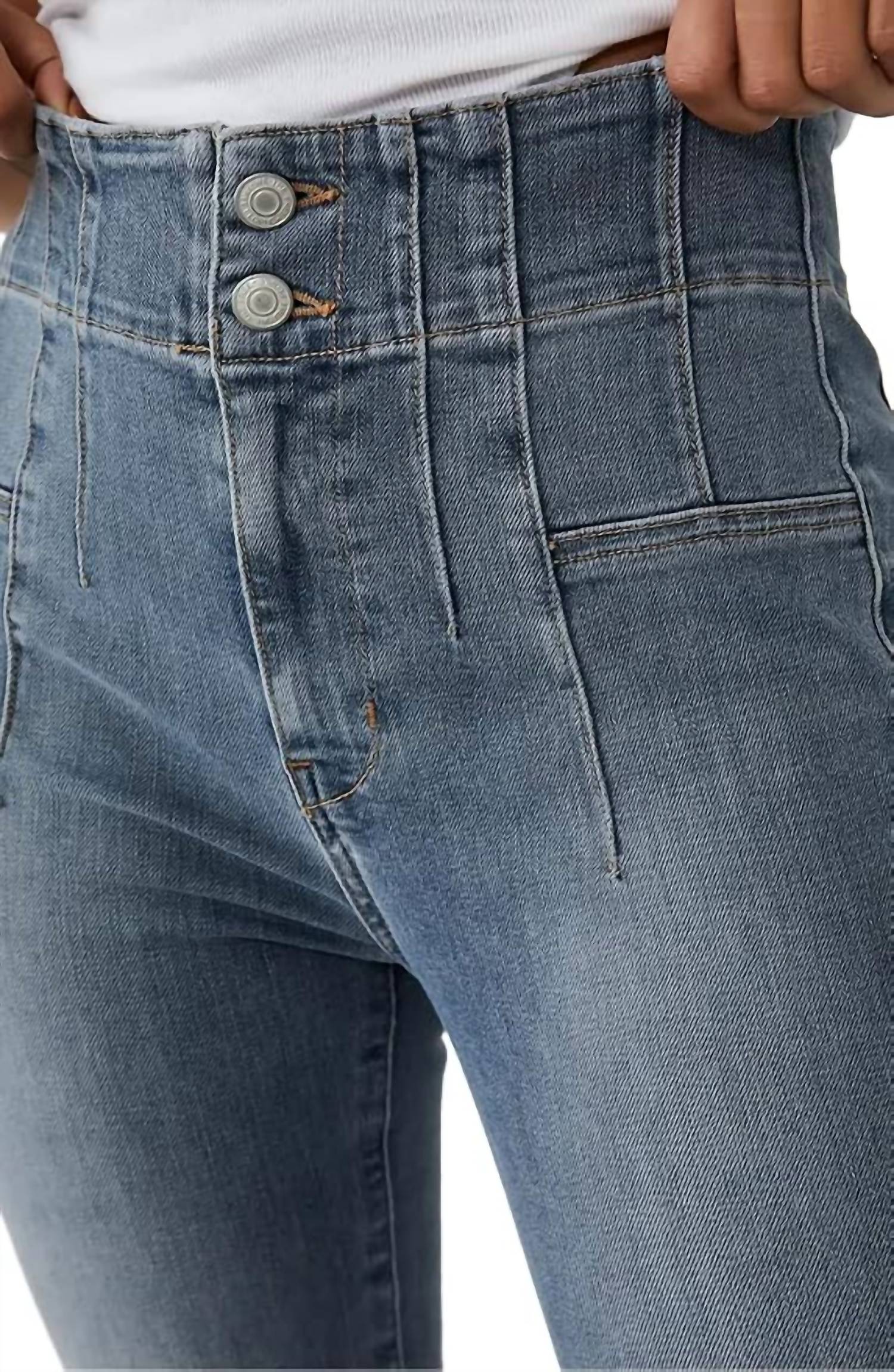 Jean color azul