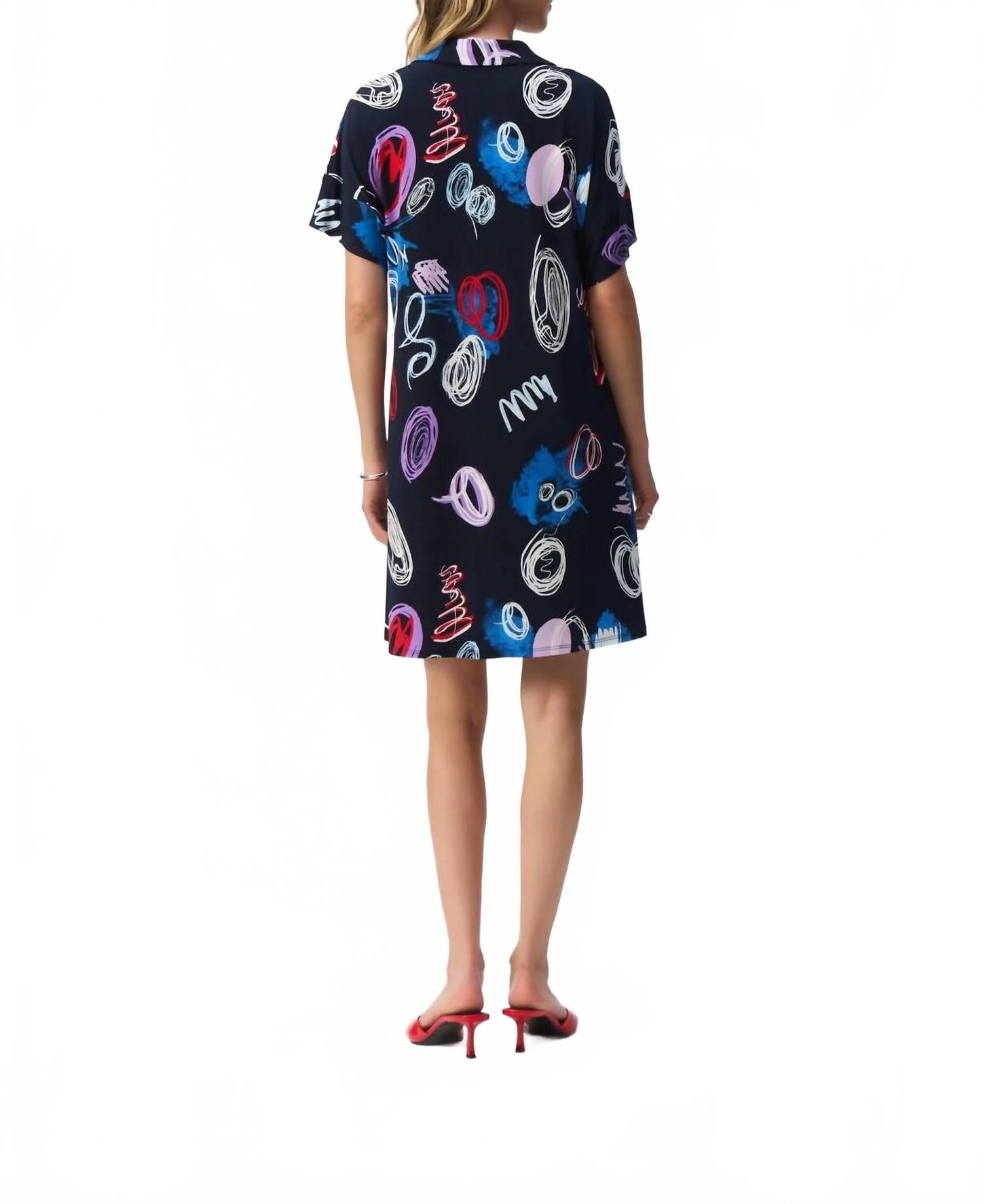 Vestido corto color azul
