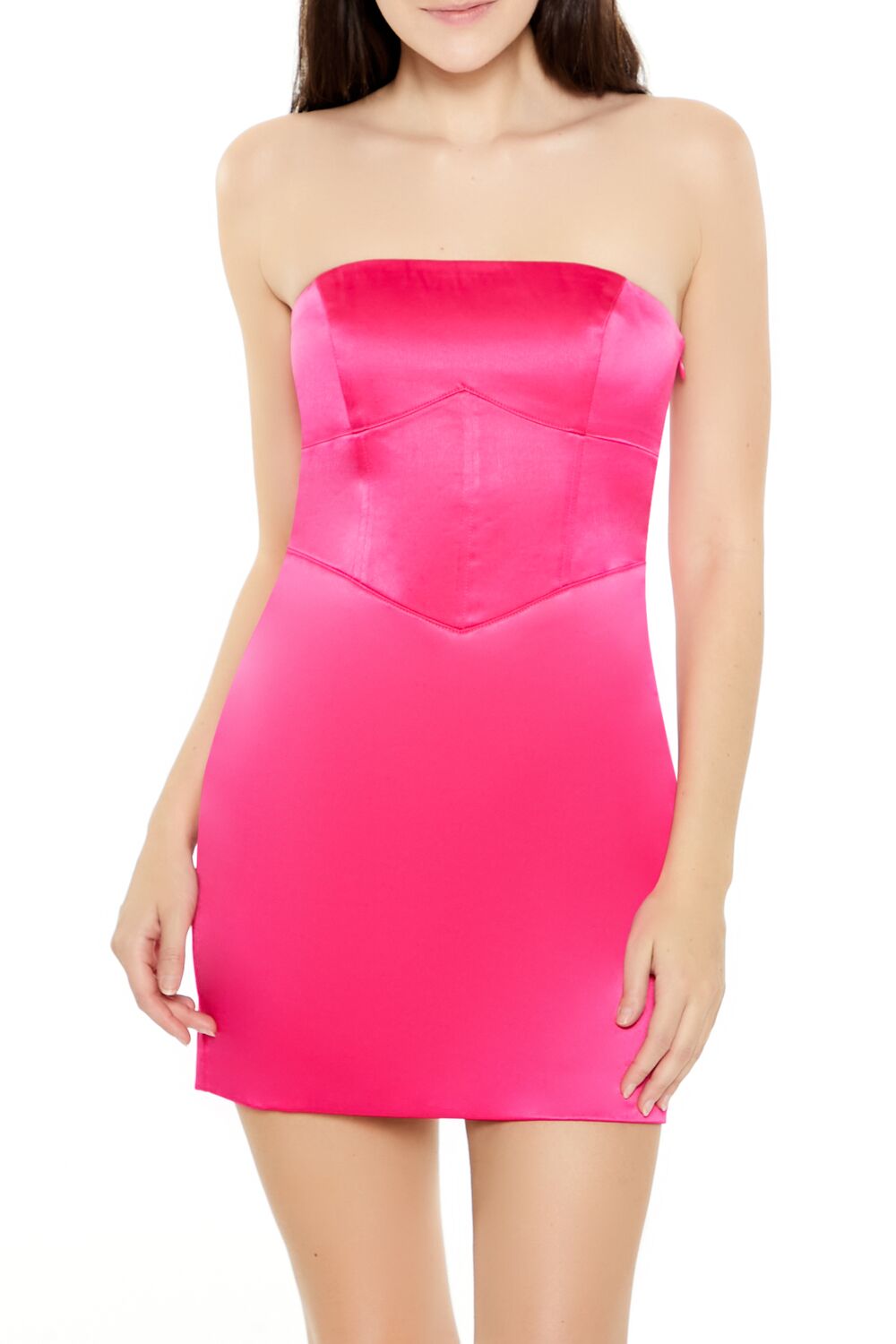 Vestido corto con cordones