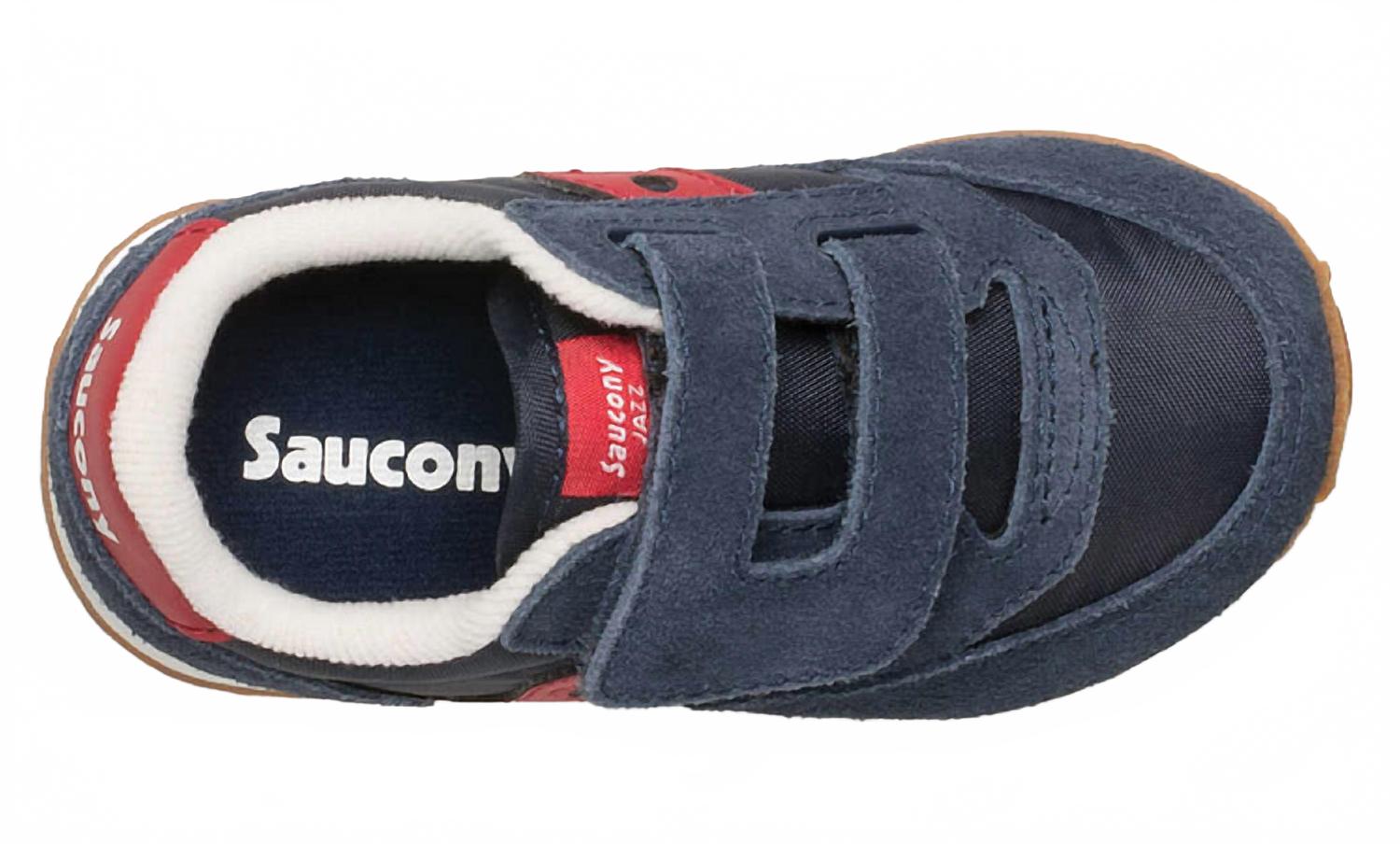 Tenis infantil color azul marino y rojo