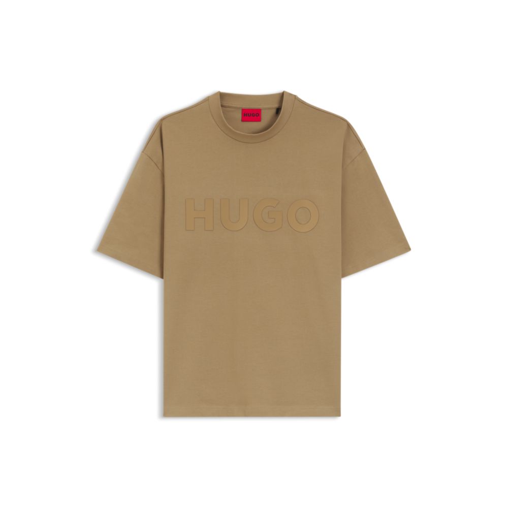 Camiseta de algodón de corte amplio