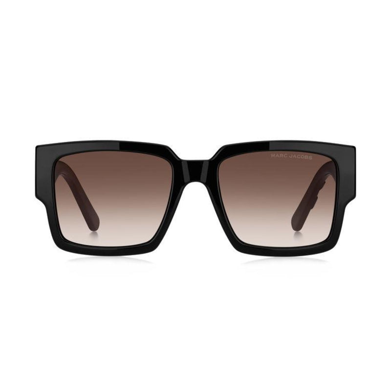Gafas color negro y blanco y café