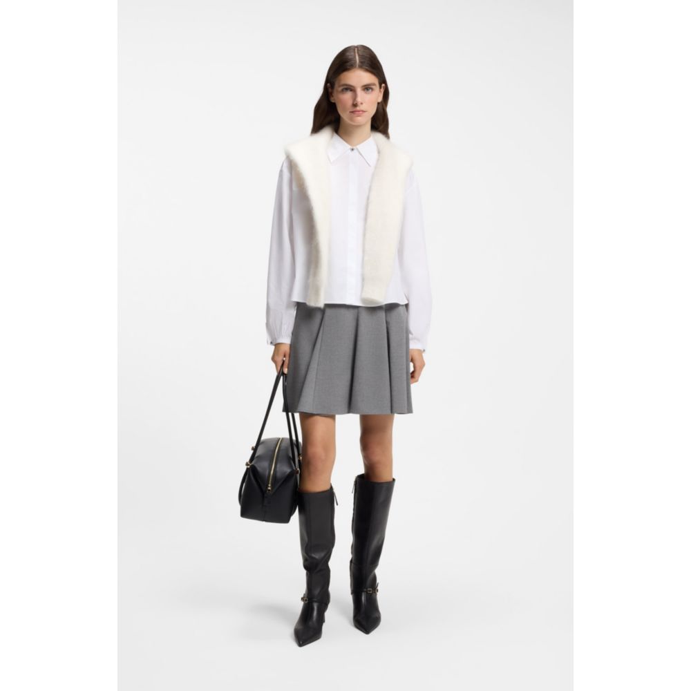 Blusa de algodón de corte amplio