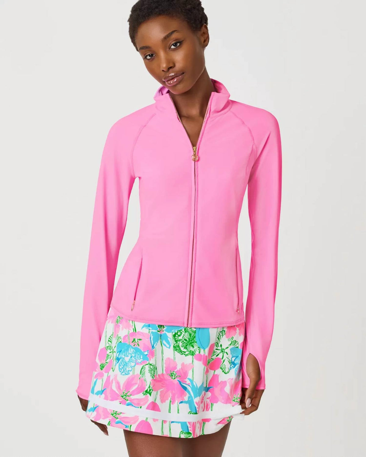 Chaqueta color rosado
