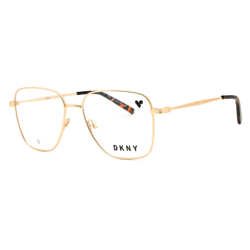 Gafas de satén 54 mm color dorado