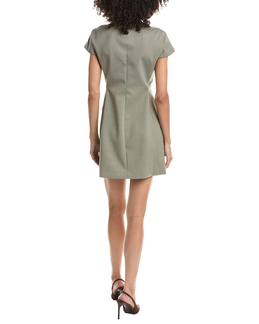 Vestido de mezcla de lana corto