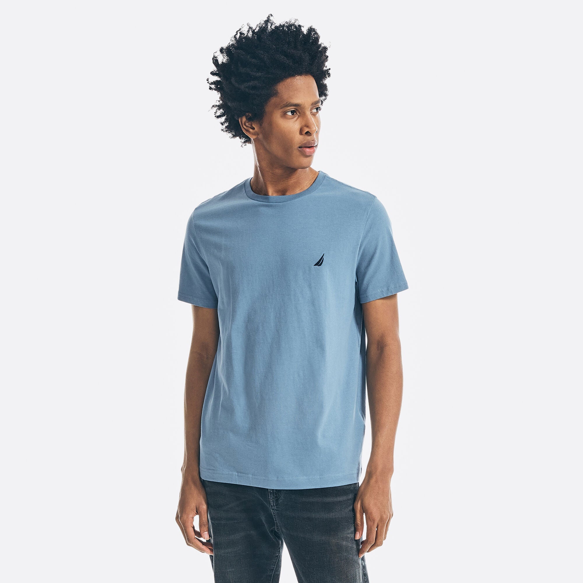 Camiseta de hombre con cuello redondo