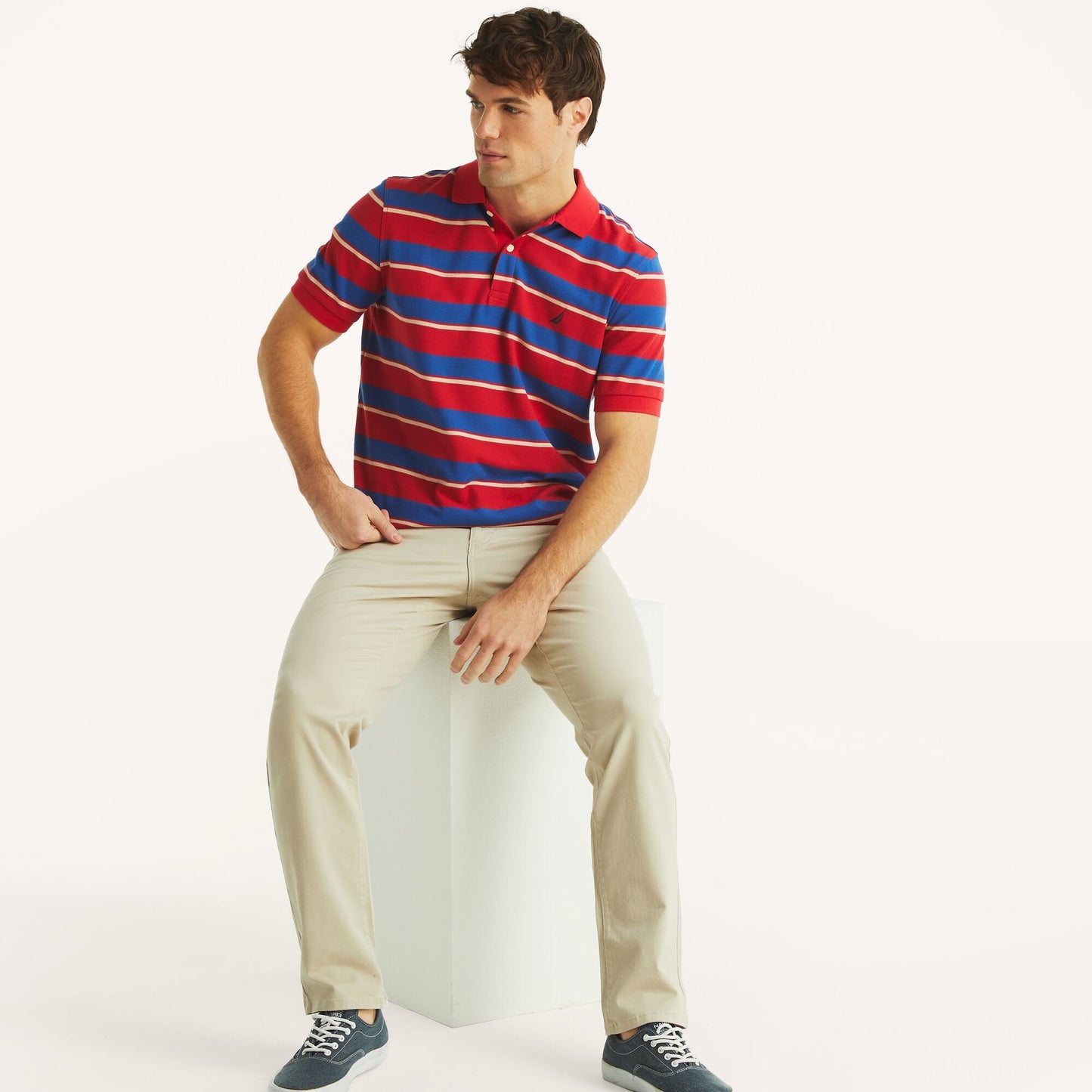 Polo de hombre a rayas