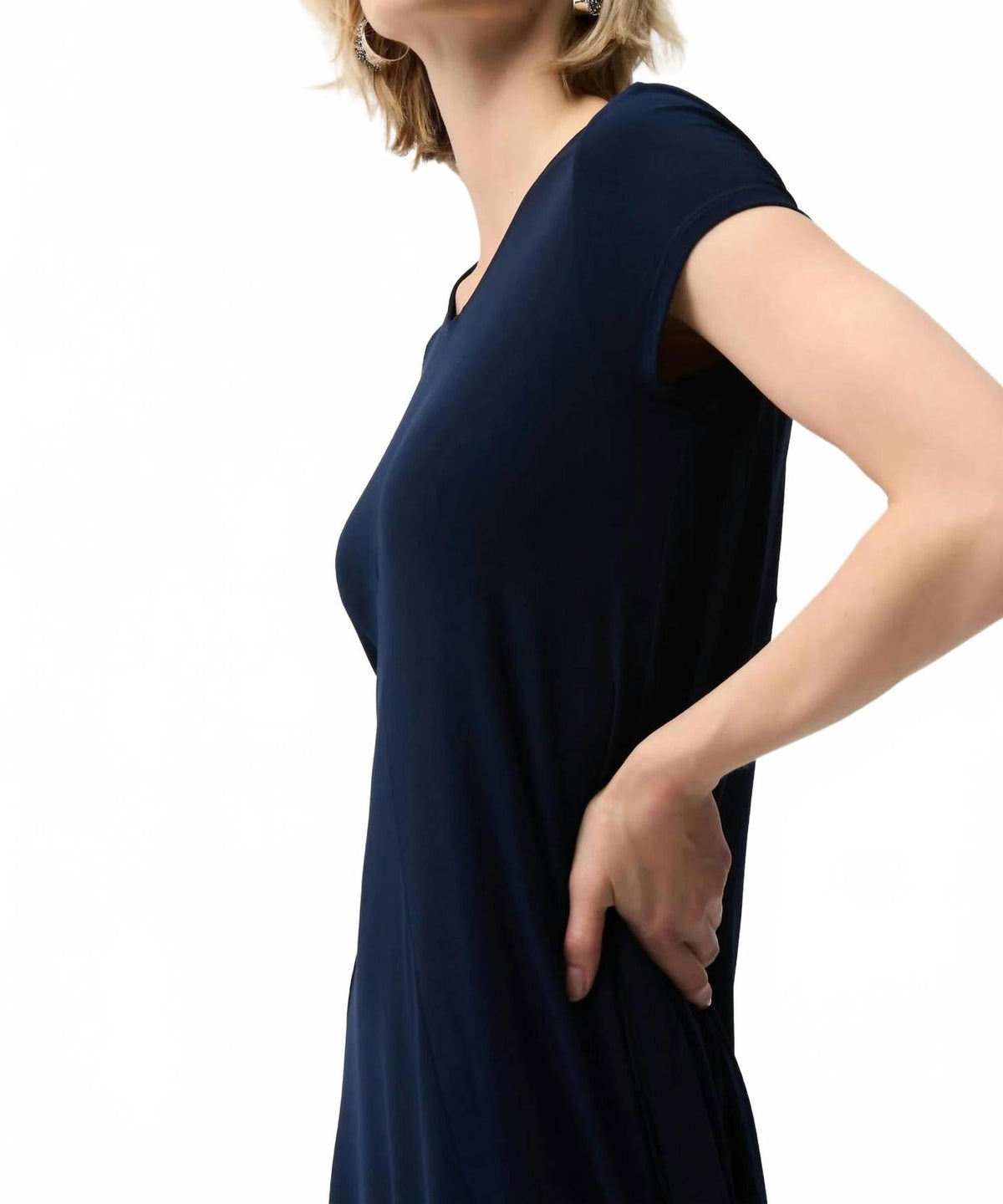 Vestido midi color azul
