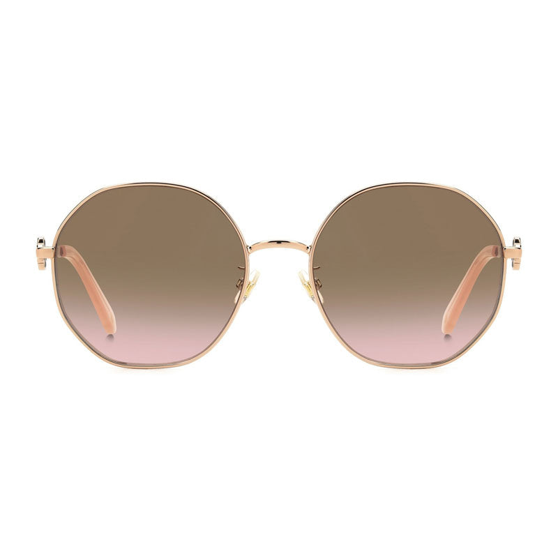 Gafas color oro rosa y café y rosado