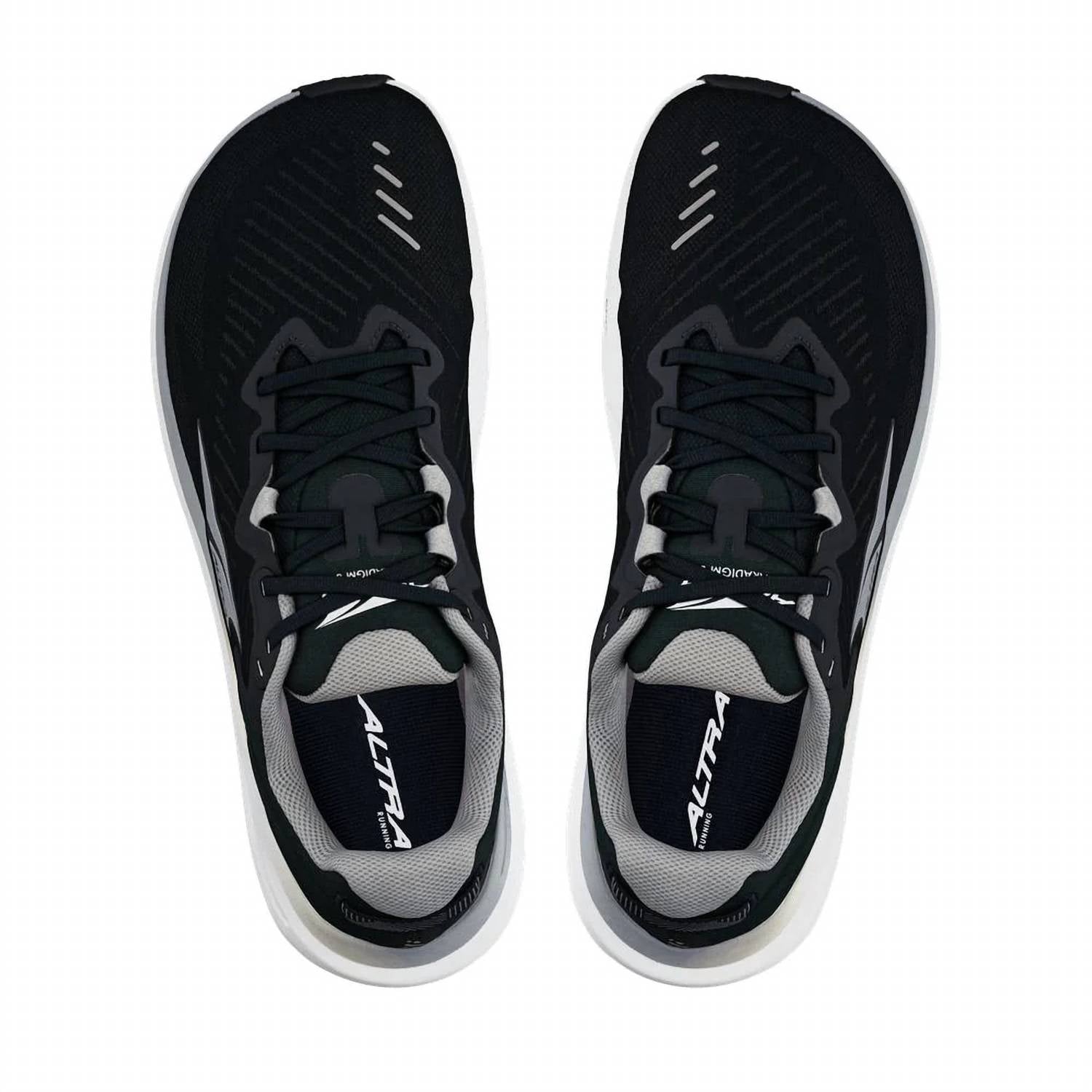 Tenis para correr de hombre color negro y blanco