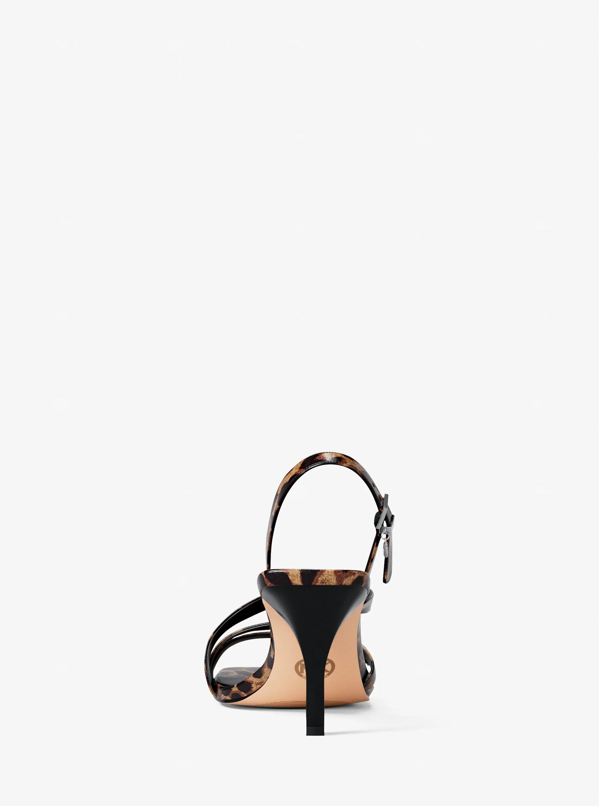 Sandalias con estampado animal