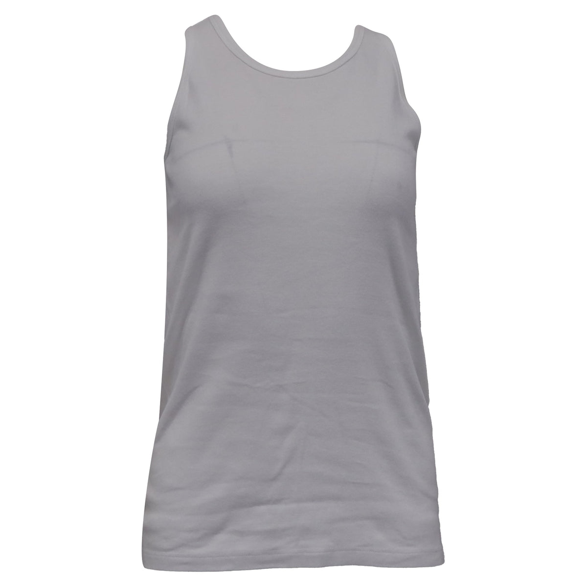 Camiseta sin mangas de algodón color blanco