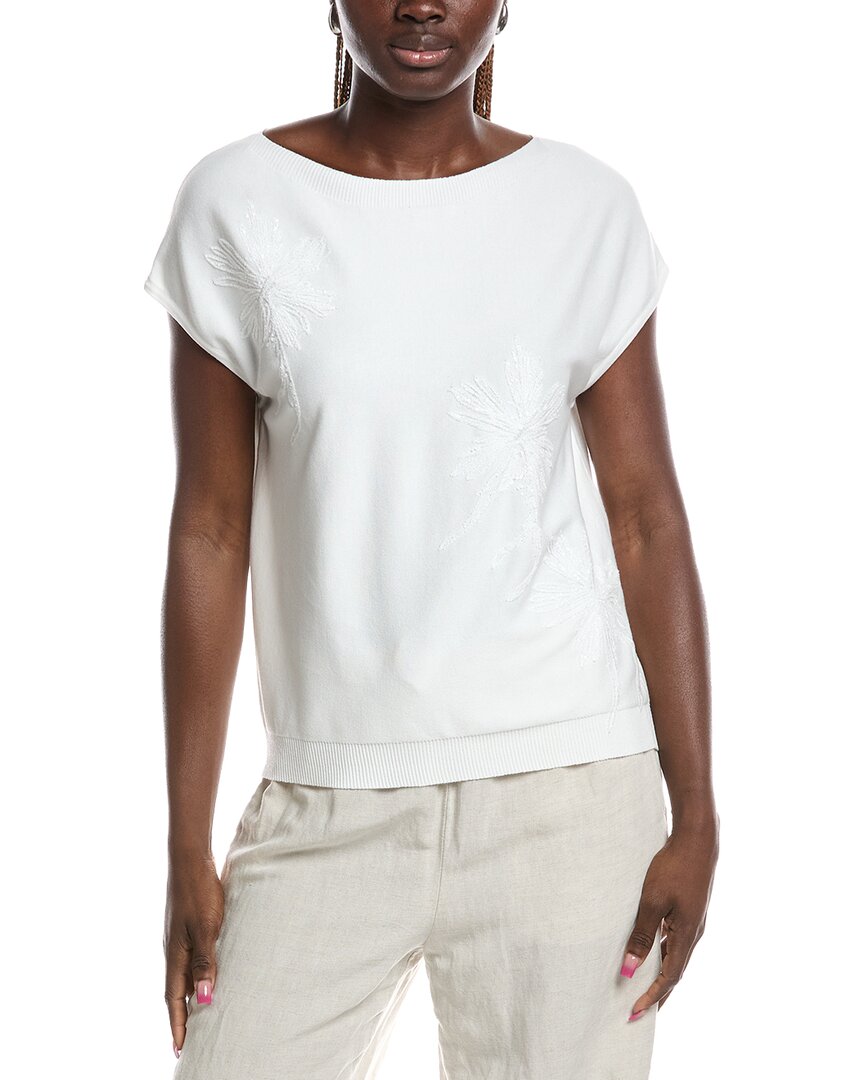 Blusa con bordado con lentejuelas