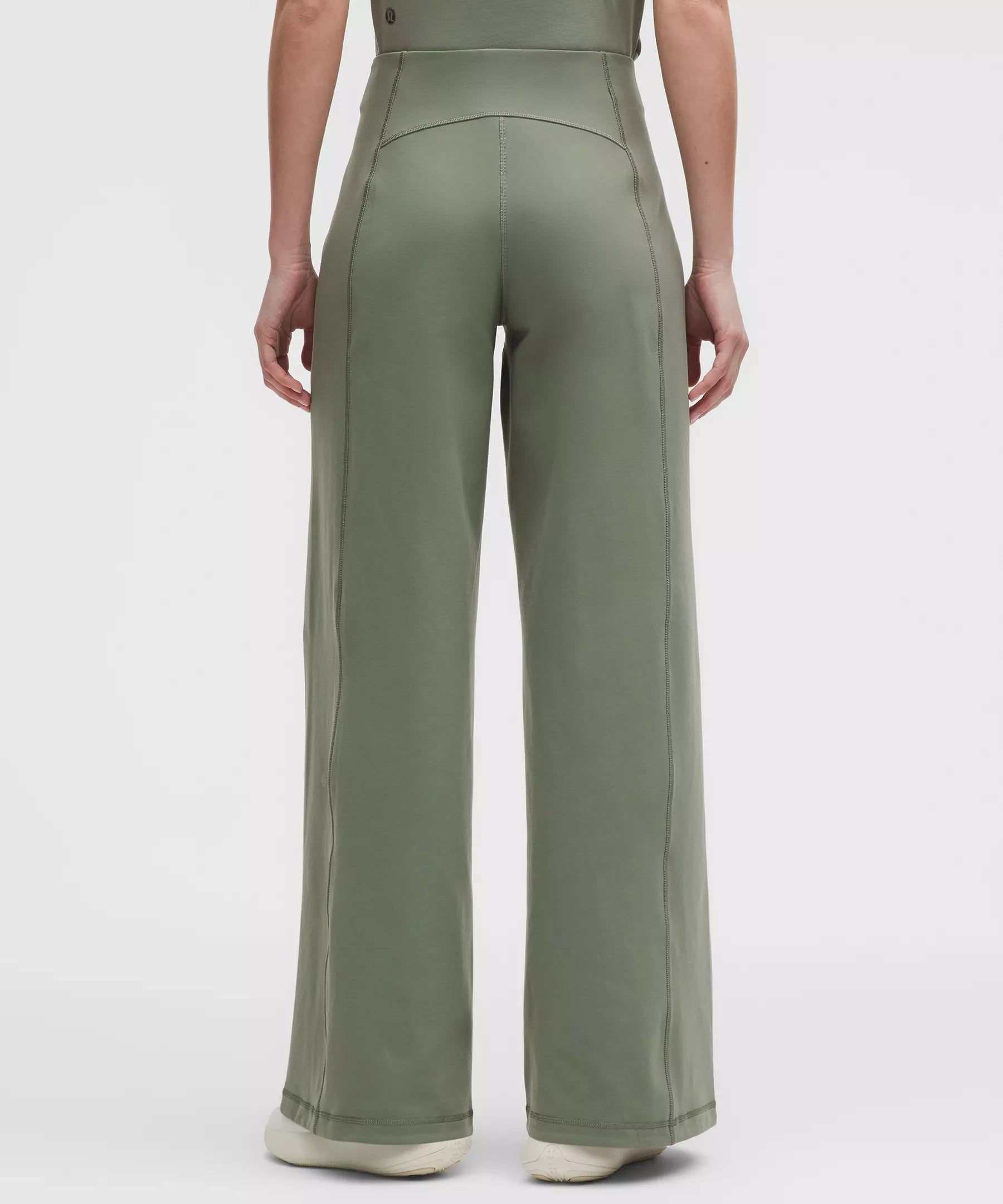 Pantalón de pierna ancha de tiro alto