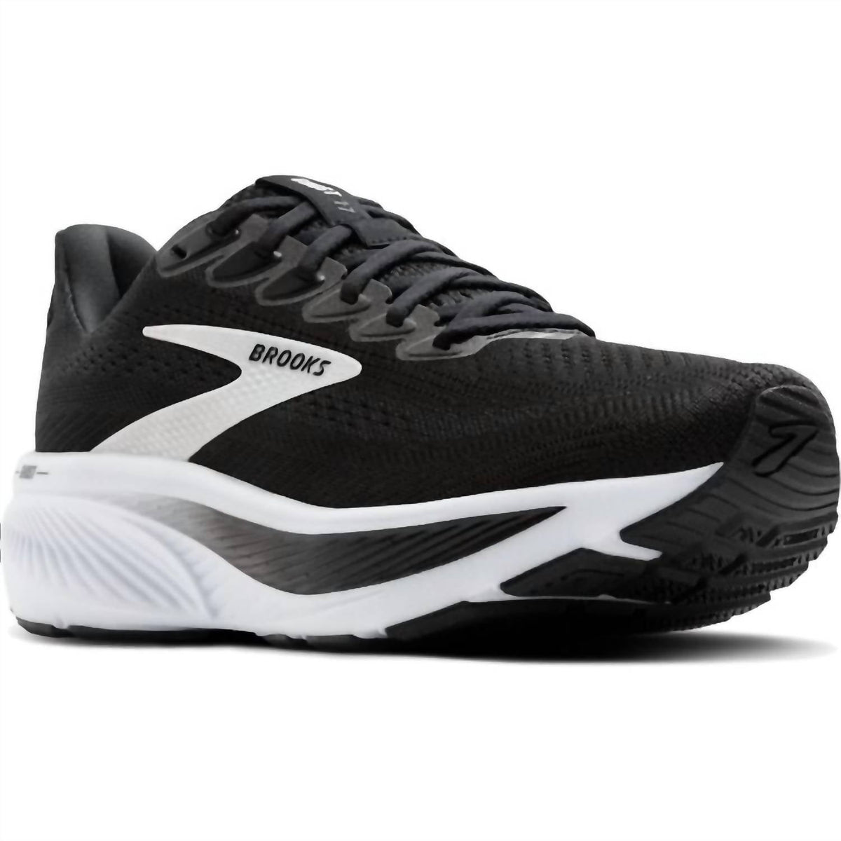 Tenis para correr de hombre color negro y blanco y gris