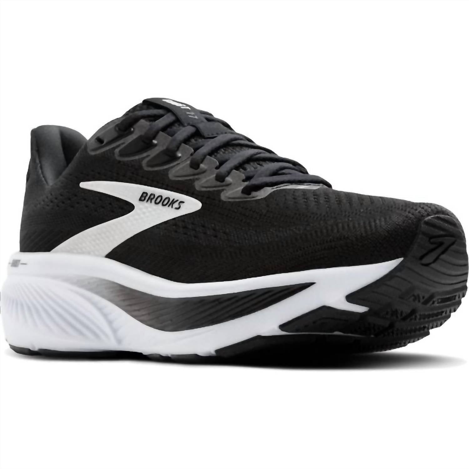 Tenis para correr de hombre color negro y blanco y gris